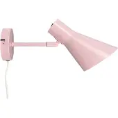 Dyberg Larsen Wandleuchte DL12, rosa, Kabel, E27, Metall