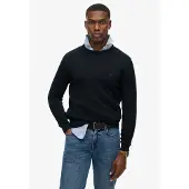 Superdry für Herren. M6110691A Essentials Pullover navy (L), Lässig, Baumwolle, Marine