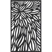 Kayoom Fußmatte "Fußmatte Everyday 225", schwarz, B:45cm H:8mm L:75cm, Gummi, Teppiche, Fußmatte, Flachgewebe