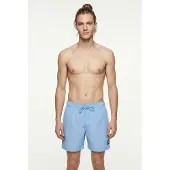 Reebok Badeshorts "Ace" mit kleinen Seitenschlitzen, Eingriff-Taschen seitlich