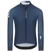 Q36.5 - Gregarius Hybrid Collar Fade L/S Jersey - Radtrikot Gr L blau