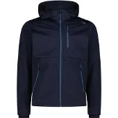 CMP Herren Softshelljacke MAN JACKET ZIP HOOD 35A1717-N950 50 - Black Blue - 50