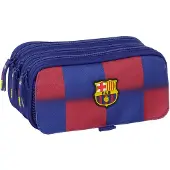 Safta Fc Barcelona Home Kit 25/26 Big Triple Mäppchen Blau Mann Blau One Size