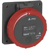 Legrand Hypra 400V 16A 4P Einbausteckdose IP67 - 051150