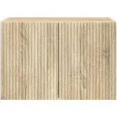 vidaXL TV-Wandschrank 59,5 x 31 x 40 cm Sonoma-Eiche Holzwerkstoff