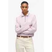 Superdry Sweatshirt "SD&CO NEON COLLARED HALF ZIP", mit Reißverschluss, aus Baumwolle und Polyester, Loose Fit