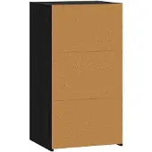 vidaXL Sideboard Schwarze Eiche 50 x 41 x 93 cm Holzwerkstoff