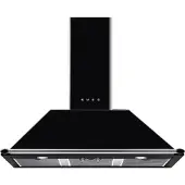 Smeg KT100BLE Dunstabzugshaube Wandmontiert Schwarz 606 m³/h