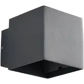 LINDBY LED-Außenwandleuchte Esani, anthrazit, up/down, IP54