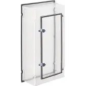 Hager ZAY450AT Zählerfeldabdeckung, Zubehör, IP54, 450 mm, Klarsicht, mit Tür, für 3.HZ