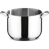 Lagostina 7115004608, Edelstahl, Aluminium, Edelstahl, Edelstahl, Edelstahl, Edelstahl, Keramik, Gas, Induktion, Versiegelte Platte