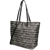 Gian Marco Venturi Elegante, veganes Einkaufstaschenmodell von Gianmarco Venturi, vielseitige Handtasche für Damen