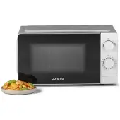 Gorenje MO20CE1W5, Arbeitsplatte, Solo-Mikrowelle, 20 l, 700 W, Drehregler, Weiß