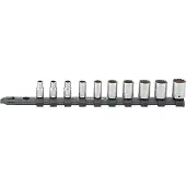 Stahlwille 96051010, Steckschlüssel-Satz, 10 Kopf/Köpfe, Stahl, 200 g