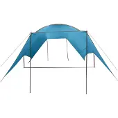 vidaXL Camping Tarp Wasserfest Blau 550 x 400 x 230 cm