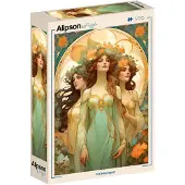 Alipson Puzzle Legespiel Enchantment - 500 Teile buntes Spielzeug