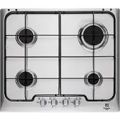 Electrolux PX640XV, Silber, Edelstahl, Integriert, 60 cm, Gaskochfeld, Edelstahl, 4 Zone(n)