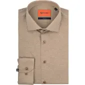Suitable Hemd Pique Beige