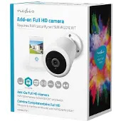 Nedis SmartLife Außenkamera - Full HD 1080p - Pan tilt - IP65 - Cloud Storage (optional) / microSD (not enthalten) - 5 V DC - Bewegungssensor - Nachtsicht - Weiss