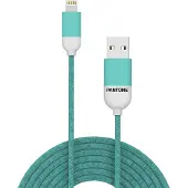 Pantone PT-LCS001-5L, 1,5 m, USB A, Lightning, Cyan, Stecker, Stecker