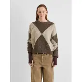 ROUGE EDIT Rundhals Strickpullover