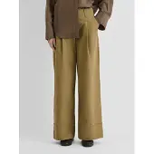 ROUGE EDIT Mid-waist Wide Leg Hose