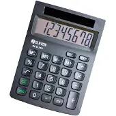 Eleven Kalkulačka ECC210, černá, stolní, osmimístná, solární napájení