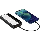 Rebeltec P10 LCDPD LAMP Powerbank 10.000 mAh, 22,5 W mit LED-Lampe
