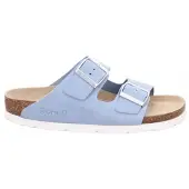Rohde Velour baltic Pantolette Blau