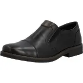 Rieker Slipper , Herren, Gr. 40, schwarz, Glattleder, festlich, Schuhe Slipper, Schlupfschuh, Business-Slipper, Halbschuh, Anzugschuh