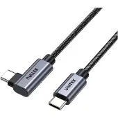 UNITEK C14123BK-3M, 3 m, USB C, USB C, USB 2.0, 480 Gbit/s, Schwarz, Grau