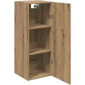 vidaXL Wandschrank Artisan-Eiche 34,5 x 34 x 90 cm Holzwerkstoff