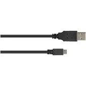 GOOD CONNECTIONS Alcasa USB 2.0 A/micro B, 1m, 1 m, USB A, Micro-USB B, USB 2.0, Stecker/Stecker, Schwarz
