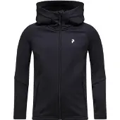 Peak Performance - Kid's Rider Essentials Zip Hood - Fleecejacke Gr 170 schwarz