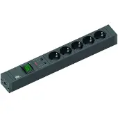 Bachmann 420.0022 CONNECT LINE 5xCEE7/3 1xSchalter 1xSPD Strom 2,0m 4200022