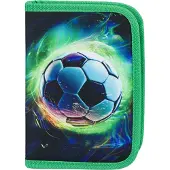 Baagl Tasche Football Grün 1-Reißverschluss