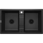 Deante 2-bowl granite sink