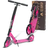 Apollo Artemis Tretroller Pink höhenverstellbar klappbar mit großen Rädern