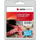 Agfa APCCLI521SETD, Schwarz, Cyan, Magenta, Gelb, 5 Stück(e), Multipack