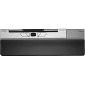 Contour Design Design RollerMouse Go & Dock-Handgelenkauflage, Optisch, RF Wireless + Bluetooth + USB Type-A, 4000 DPI, Schwarz, Silber