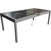 Jet-Line Solar Gartentisch Balkonsolar Ständer 450 W Modul 6-Personen Tisch