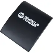 Muscle Power Bauchtrainer Matte Schwarz mit gezielter Rückenunterstützung für Bauchmuskelübungen