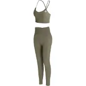 Yeaz CHARM Bekleidungsset Damen, ultra-soft & dehnbar, stylisch, mit Racerback-Top und hochgeschlossener Leggings