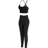 Yeaz Sportanzug "Set CHARM", Damen, Gr. L, schwarz, Obermaterial: 87% Nylon NY. 13% Elasthan EL., Sportanzüge Sportanzug