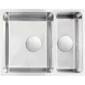 Deante 1.5-bowl undermount steel sink