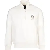 Armani Exchange Sweatshirt "Sweatshirt 1er Pack", Herren, Gr. XXL, weiß, Obermaterial: 79% Baumwolle CO. 17% Polyester PES. 4% Elasthan EL., Sweatshirts Sweatshirt