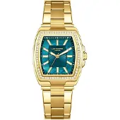 Lee cooper Damenarmbanduhr LC08058.170 grün Fashion als Geschenk.