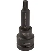 Ks Tools 3/4" Kraft-Bit-Stecknuss Torx, lang - 450.0442