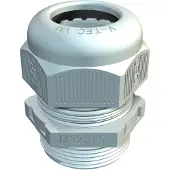 OBO Bettermann 2022868, Hellgrau, Polyamid, Gerade, M25, 1 cm, IP68