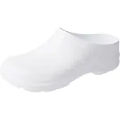 Ladeheid Damen und Herren leichte Eva Clogs Gartenclogs Gartenschuhe LA-858 (Weiß, 38)